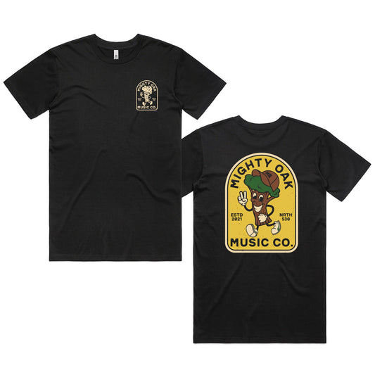 Mighty Oak Mo Tee - Black *PRE-ORDER*