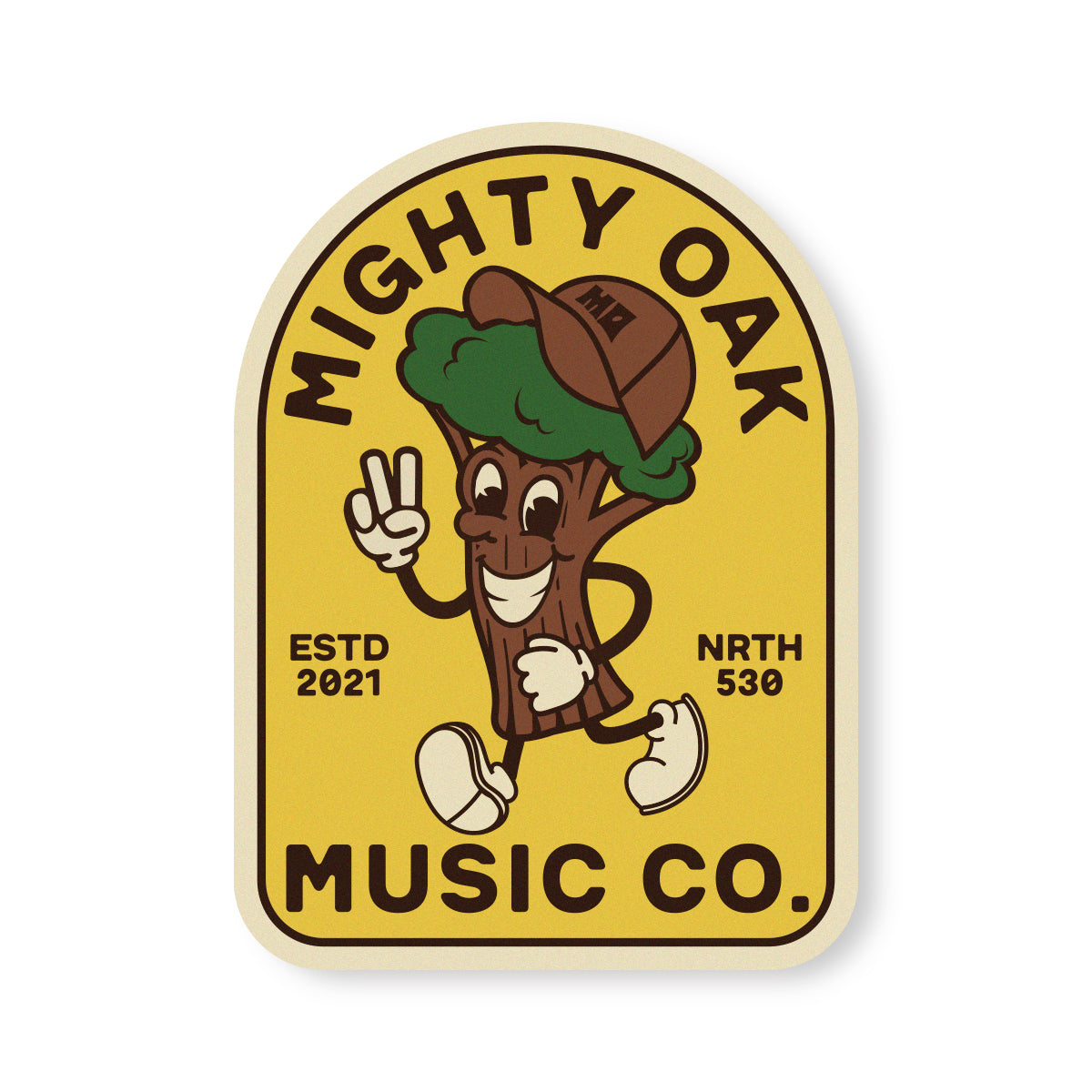 Mighty Oak Mo Sticker