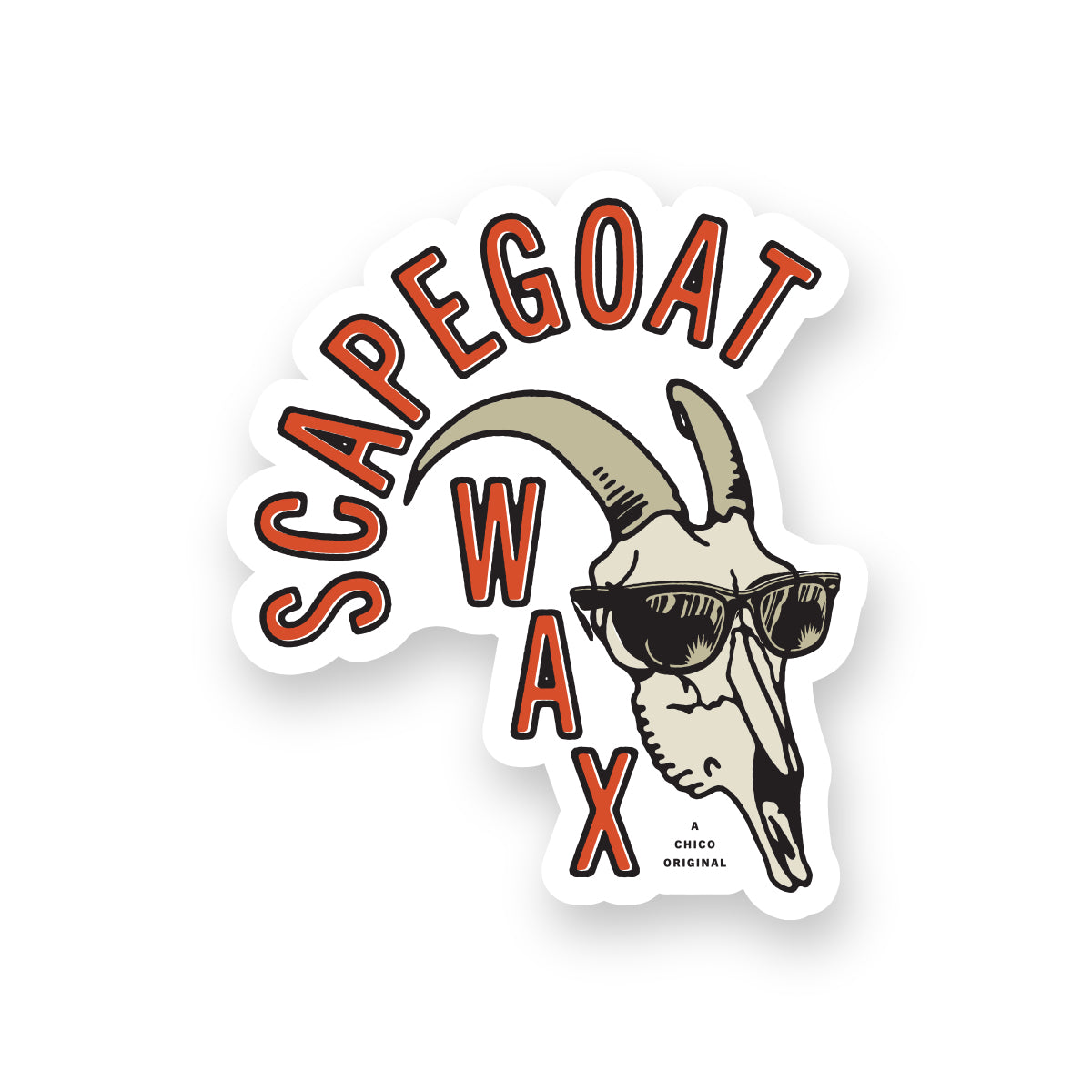 Scapegoat Wax Original Sticker